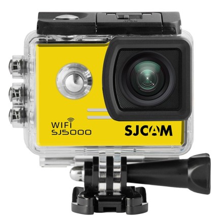 SJCAM SJ5000 Wi-Fi Full HD Aksiyon Kamerası - Sarı - Thumbnail