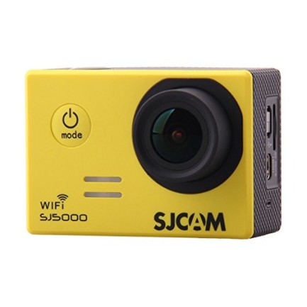 SJCAM SJ5000 Wi-Fi Full HD Aksiyon Kamerası - Sarı - Thumbnail