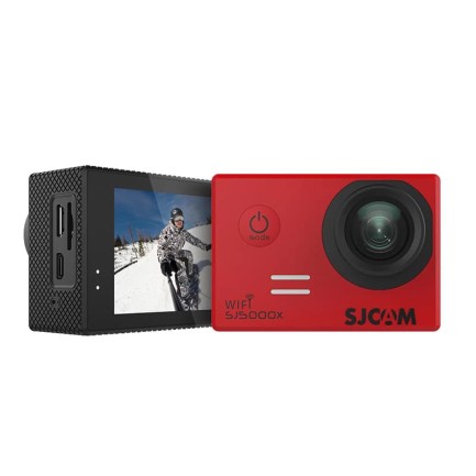 SJCAM SJ5000X Elite Wi-Fi 4K Aksiyon Kamerası - Kırmızı - Thumbnail