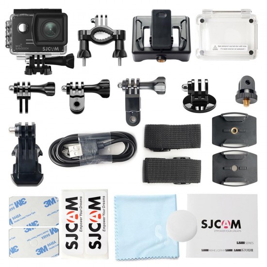 SJCAM SJ5000X Elite Wi-Fi 4K Aksiyon Kamerası - Mavi