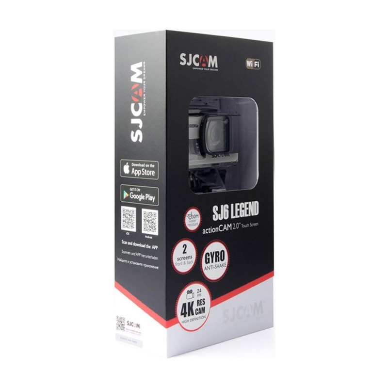 SJCAM SJ6 Legend 4K Orjinal Lisanslı Aksiyon Kamerası Gri ( Distribütör Garantili )