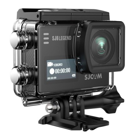 SJCAM - SJCAM SJ6 Legend 4K Orjinal Lisanslı Aksiyon Kamerası Siyah ( Distribütör Garantili )