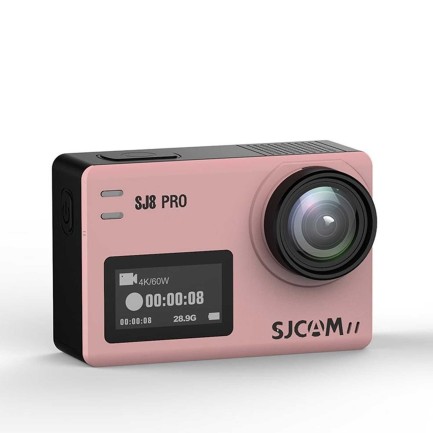 SJCAM SJ8 Pro Wi-Fi 4K Aksiyon Kamera - Rosegold - Thumbnail