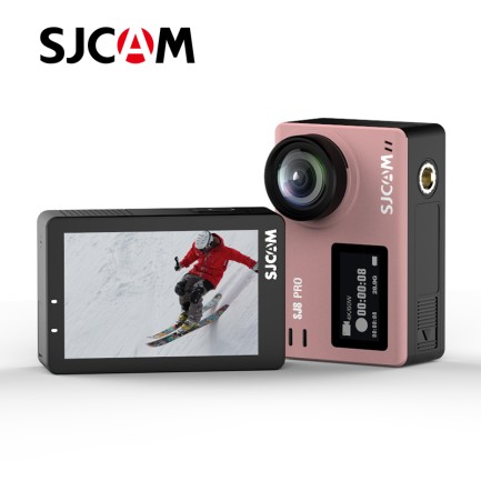 SJCAM SJ8 Pro Wi-Fi 4K Aksiyon Kamera - Rosegold - Thumbnail