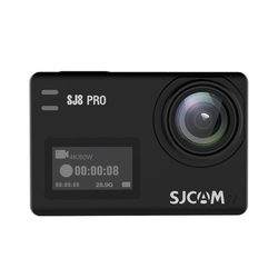 SJCAM SJ8 Pro Wi-Fi 4K Aksiyon Kamera - Siyah - Thumbnail