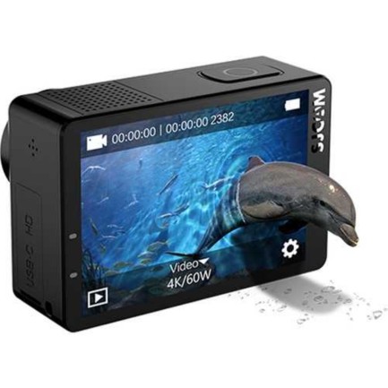 SJCAM SJ8 Pro Wi-Fi 4K Aksiyon Kamera - Siyah - Thumbnail