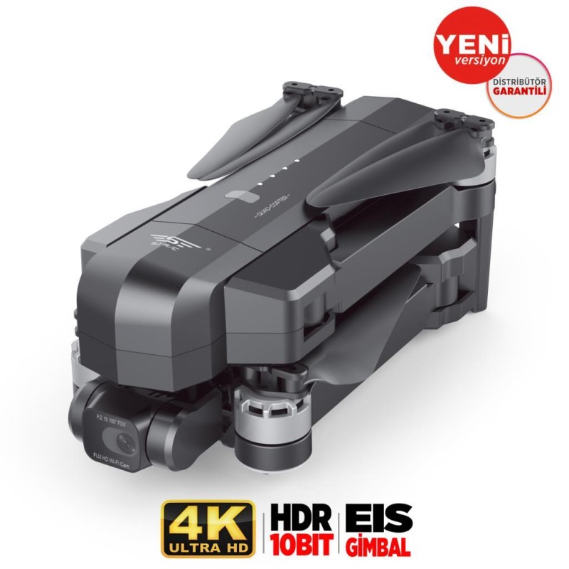 SJRC F11 Pro 4K Kameralı Drone Seti - 1.5 KM Menzil - 26 Dakika Uçuş Süresi + Çanta + EIS Stabilizasyon Gimbal