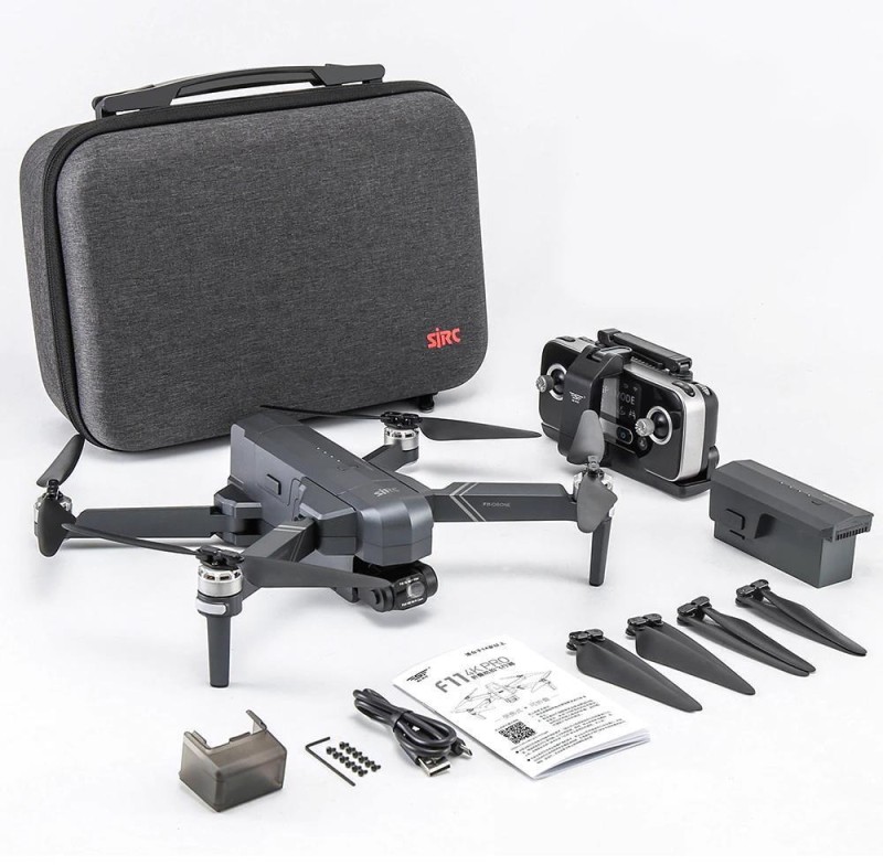 SJRC F11 Pro Combo 4K Kameralı Drone Seti - 2 Batarya - 1.5 KM Menzil - 26 Dakika Uçuş Süresi + Çanta + EIS Stabilizasyon