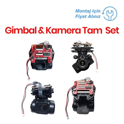 SJRC - SJRC F22 S2 Pro+ 4K Gimbal & Kamera Tam Set (Teknik Servis Ürünüdür-Montaj İçin Fiyat Alınız)