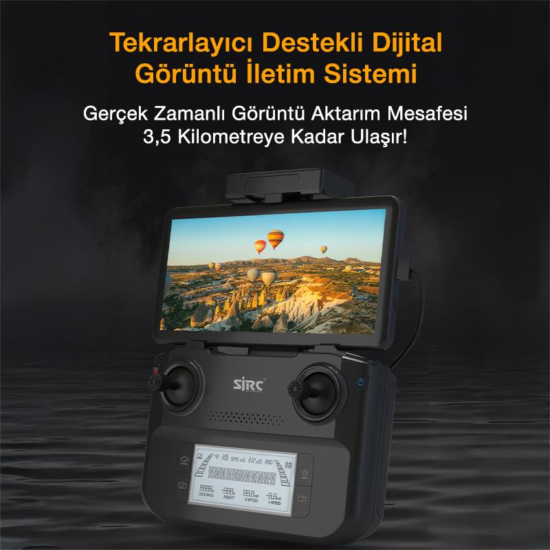 SJRC F5S Pro+ Plus 4K Kameralı Drone Seti +3.5KM Menzil+30 Dakika Uçuş Süresi+Çanta+EIS Gimbal+Takip Modu