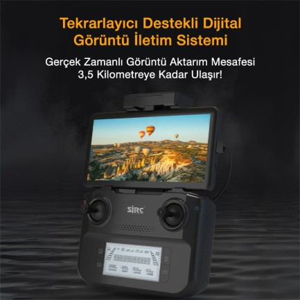 SJRC F5S Pro+ Plus Combo 4K Kameralı Drone Seti +2Batarya+3.5KM Menzil+30 Dakika Uçuş Süresi+Çanta+EIS Gimbal+Takip Modu - Thumbnail