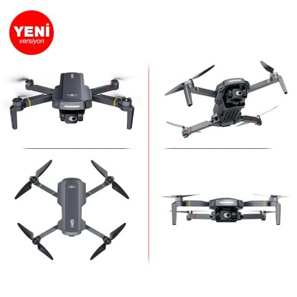 SJRC F5S Pro+ Plus Combo 4K Kameralı Drone Seti +2Batarya+3.5KM Menzil+30 Dakika Uçuş Süresi+Çanta+EIS Gimbal+Takip Modu - Thumbnail