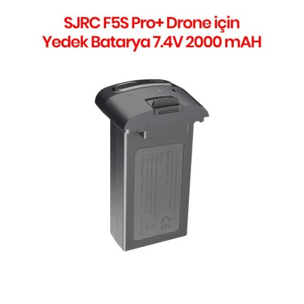 SJRC - SJRC F5S Pro+ 4K Drone İçin Yedek Batarya Pil 7.4V 2000mAh