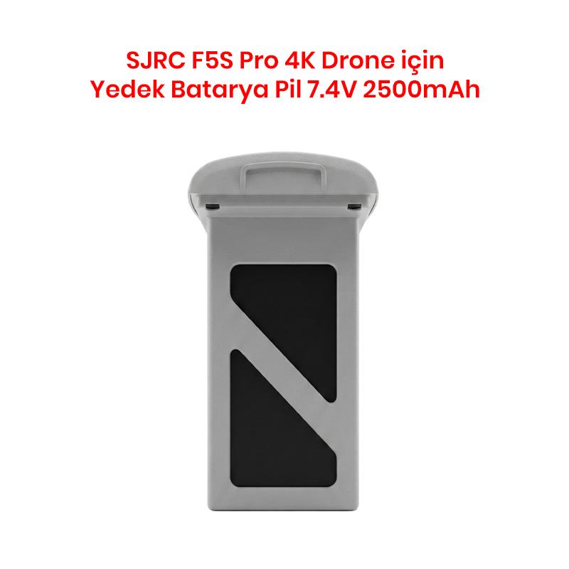 SJRC F5S Pro 4K Drone İçin Yedek Batarya Pil 7.4V 2500mAh 