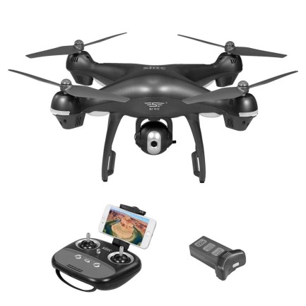 SJRC S70W 1080P FHD Kameralı FPV Drone Seti - Geniş Açı Lens & RTH & Takip Modu & 5G WİFİ & GPS - Thumbnail