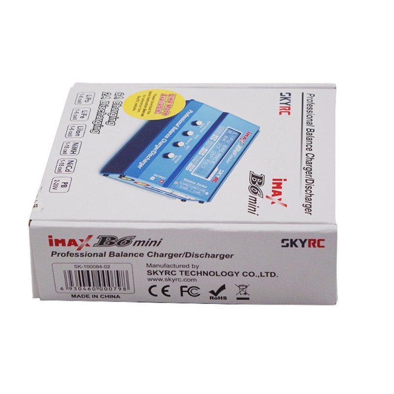 SKYRC Imax B6 Mini 60W/6A Profesyonel Lipo Şarj Aleti Orjinal (Şarj Adaptörü Dahil Değildir)