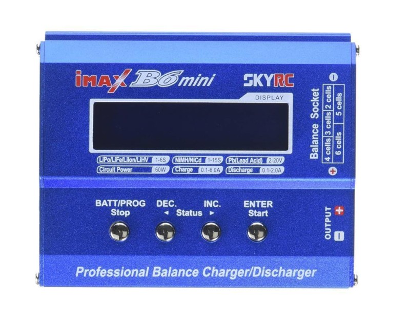 SKYRC Imax B6 Mini 60W/6A Profesyonel Lipo Şarj Aleti Orjinal (Şarj Adaptörü Dahil Değildir)