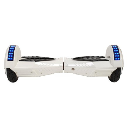 Smart Balance CS-813 Elektrikli Kaykay Hoverboard Scooter Self Balancing 8.5 Inch Ledli Uzay Kasa Bluetooth Beyaz - Taşıma Çantası Hediye - Thumbnail