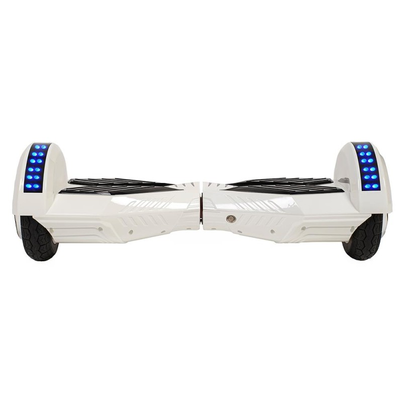 Smart Balance CS-813 Elektrikli Kaykay Hoverboard Scooter Self Balancing 8.5 Inch Ledli Uzay Kasa Bluetooth Beyaz - Taşıma Çantası Hediye