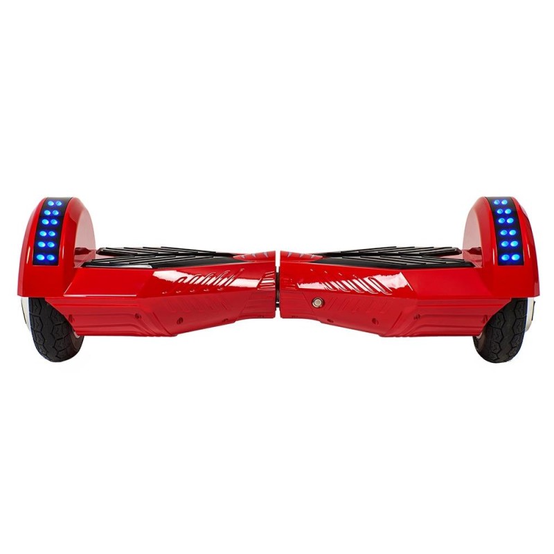 Smart Balance CS-813 Elektrikli Kaykay Hoverboard Scooter Self Balancing 8.5 Inch Ledli Uzay Kasa Bluetooth Kırmızı - Taşıma Çantası Hediye