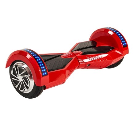 Smart Balance CS-813 Elektrikli Kaykay Hoverboard Scooter Self Balancing 8.5 Inch Ledli Uzay Kasa Bluetooth Kırmızı - Taşıma Çantası Hediye - Thumbnail