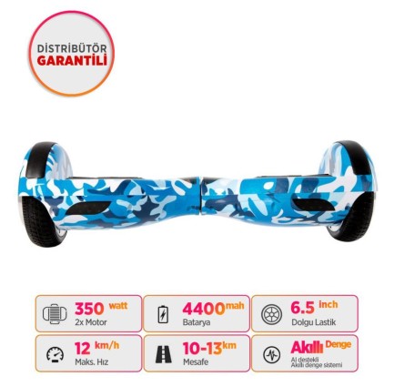 Smart Balance - Smart Balance N3S Elektrikli Kaykay Hoverboard Scooter Self Balancing 6.5 Inch Grafity Desenli 02