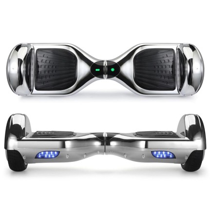 Smart Balance N3P Elektrikli Kaykay Hoverboard Scooter Self Balancing 6.5 Inch Parlak Kasa Gümüş - Thumbnail