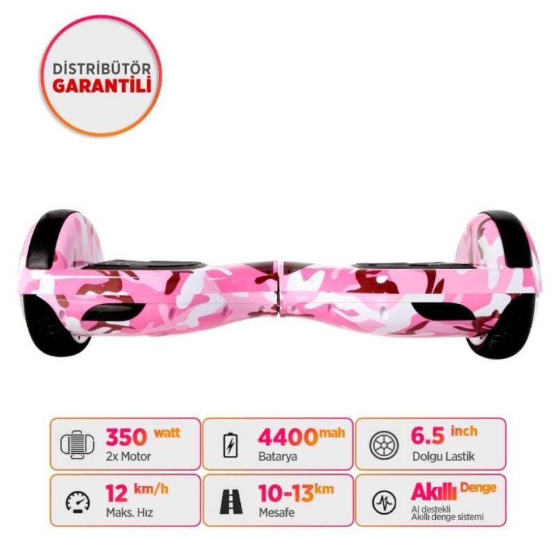 Smart Balance N3S Elektrikli Kaykay Hoverboard Scooter Self Balancing 6.5 Inch Grafity Desenli 05