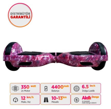 Smart Balance - Smart Balance N3S Elektrikli Kaykay Hoverboard Scooter Self Balancing 6.5 Inch Grafity Desenli Kasa 17