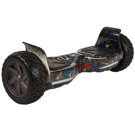 Smart Balance SBS-653 Elektrikli Kaykay Hummer Hoverboard Scooter Bluetooth Self Balancing Off Road 8.5 inch Grafity Desenli 05 - Taşıma Çantası Hediye - Thumbnail