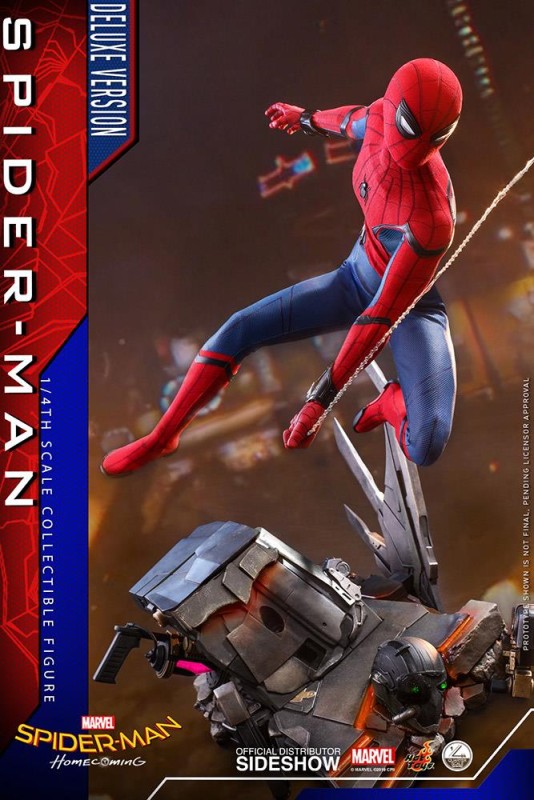 Hot Toys Spider-Man (Deluxe Version) Quarter Scale Figure - 904920 - Marvel Comics / Spider-Man : Homecoming
