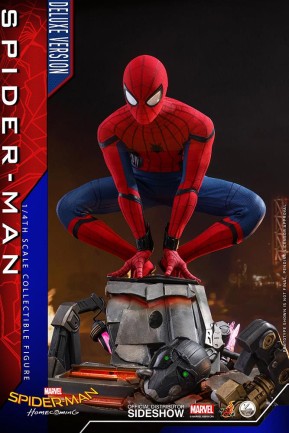 Hot Toys Spider-Man (Deluxe Version) Quarter Scale Figure - 904920 - Marvel Comics / Spider-Man : Homecoming - Thumbnail