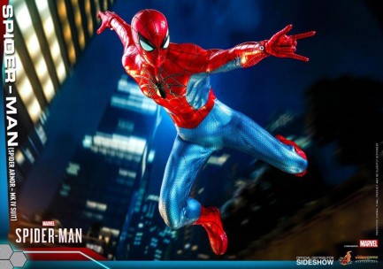 Hot Toys Spider-Man (Spider Armor MK IV Suit) Sixth Scale Figure 906512 - Thumbnail