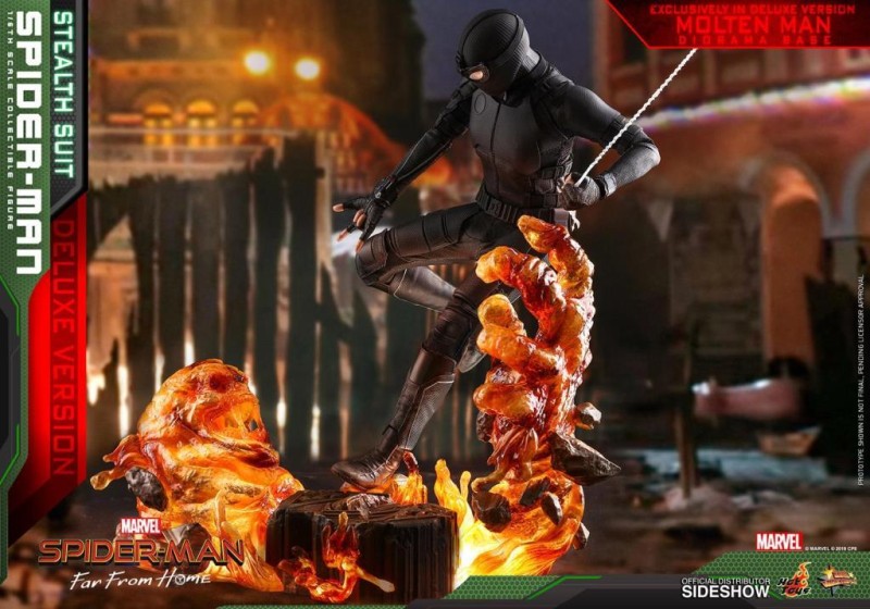 Hot Toys Spider-Man (Stealth Suit) Deluxe Version Sixth Scale Figure MMS541 904858