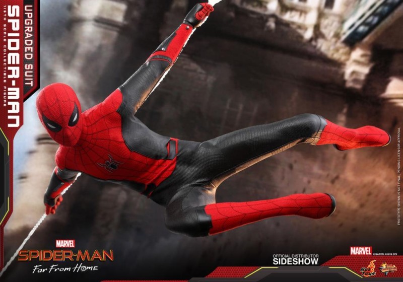 Hot Toys Spider-Man (Upgraded Suit) Sixth Scale Figure - 904867 - Movie Masterpiece Series - Spider-Man: Far From Home