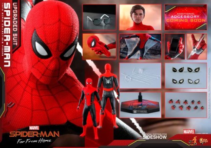 Hot Toys Spider-Man (Upgraded Suit) Sixth Scale Figure - 904867 - Movie Masterpiece Series - Spider-Man: Far From Home - Thumbnail