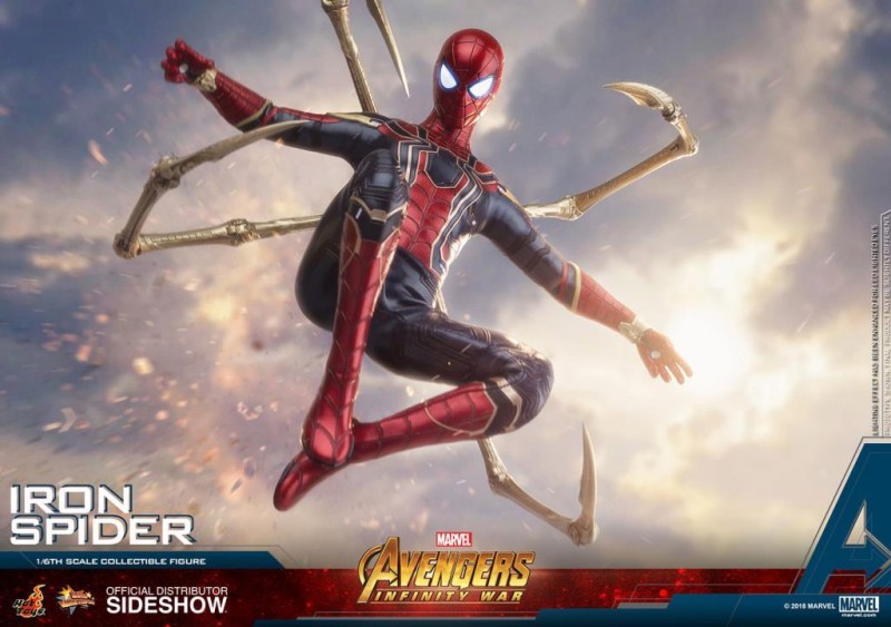 Spiderman Infinity War Iron Spider Sixth Scale Figure