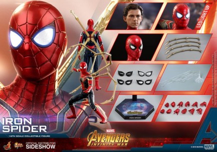 Spiderman Infinity War Iron Spider Sixth Scale Figure - Thumbnail