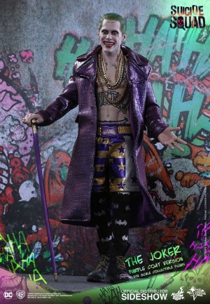 SS The Joker Purple Coat Sixth Scale Figure - Thumbnail