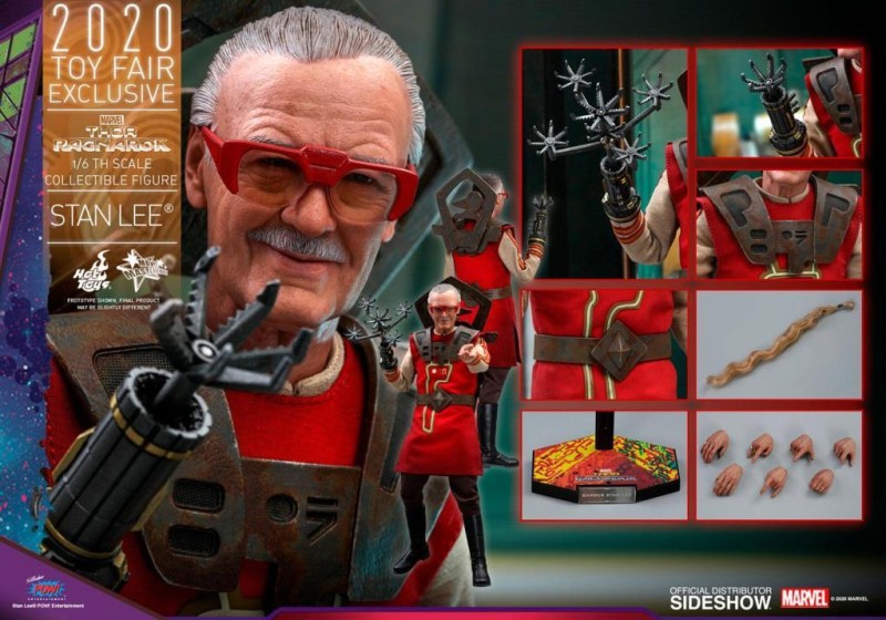 Hot Toys Stan Lee Barber Exclusive Sixth Scale Figure MMS570