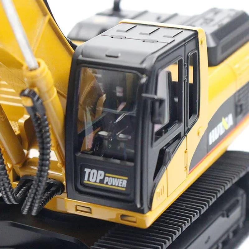 HUINA 1/40 Yüksek Kalite Ekskavatör Kepçe Kazıcı 1910 Sergilemeye Hazır Diecast Metal İş Makinası ( Kumandalı Değildir )