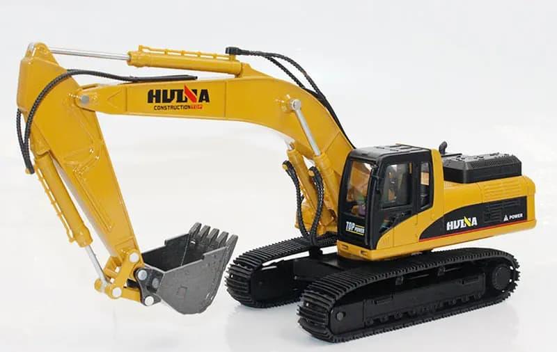 HUINA 1/40 Yüksek Kalite Ekskavatör Kepçe Kazıcı 1910 Sergilemeye Hazır Diecast Metal İş Makinası ( Kumandalı Değildir )