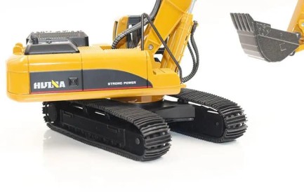 HUINA 1/40 Yüksek Kalite Ekskavatör Kepçe Kazıcı 1910 Sergilemeye Hazır Diecast Metal İş Makinası ( Kumandalı Değildir ) - Thumbnail