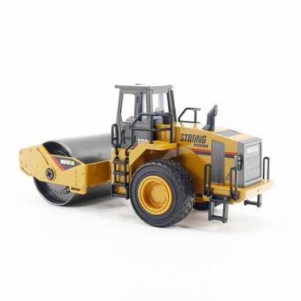 HUINA 1/40 Yüksek Kalite Tekerlekli Yol Silindiri İş Makinası 1915 - Sergilenmeye Hazır Diecast Metal ( Kumandalı Değildir ) - Thumbnail