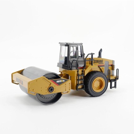 HUINA 1/40 Yüksek Kalite Tekerlekli Yol Silindiri İş Makinası 1915 - Sergilenmeye Hazır Diecast Metal ( Kumandalı Değildir ) - Thumbnail