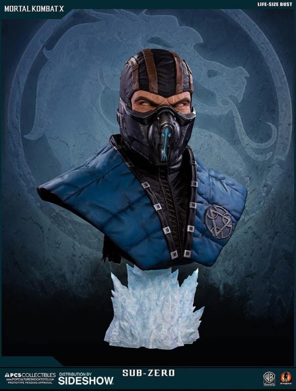 Sub-Zero Life-Size Bust Mortal Kombat X