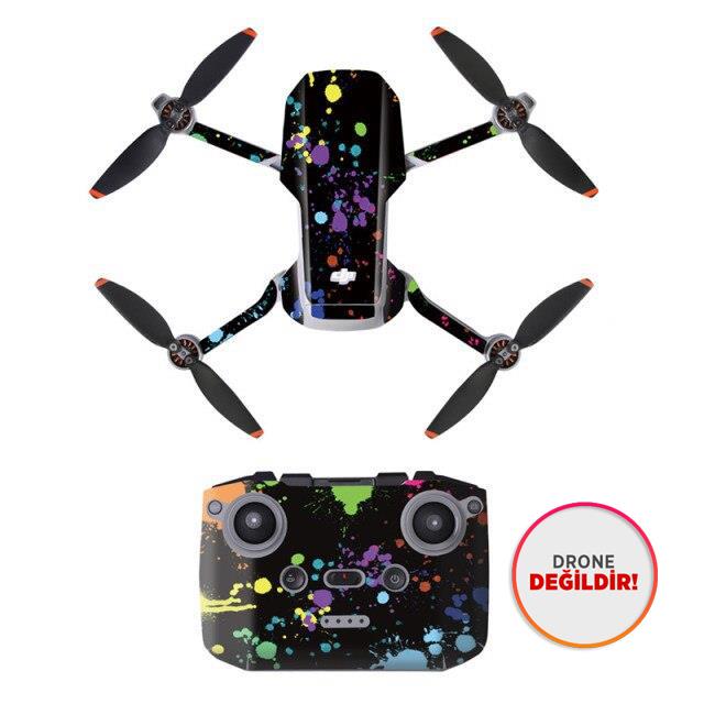 DJI Mini 2 Drone Gövdesi için Stiker (DRONE DEĞİLDİR)