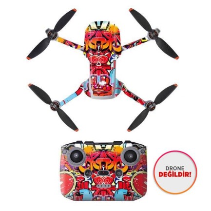 SUNNYLIFE - DJI Mini 2 Drone Gövdesi için Stiker (DRONE DEĞİLDİR)