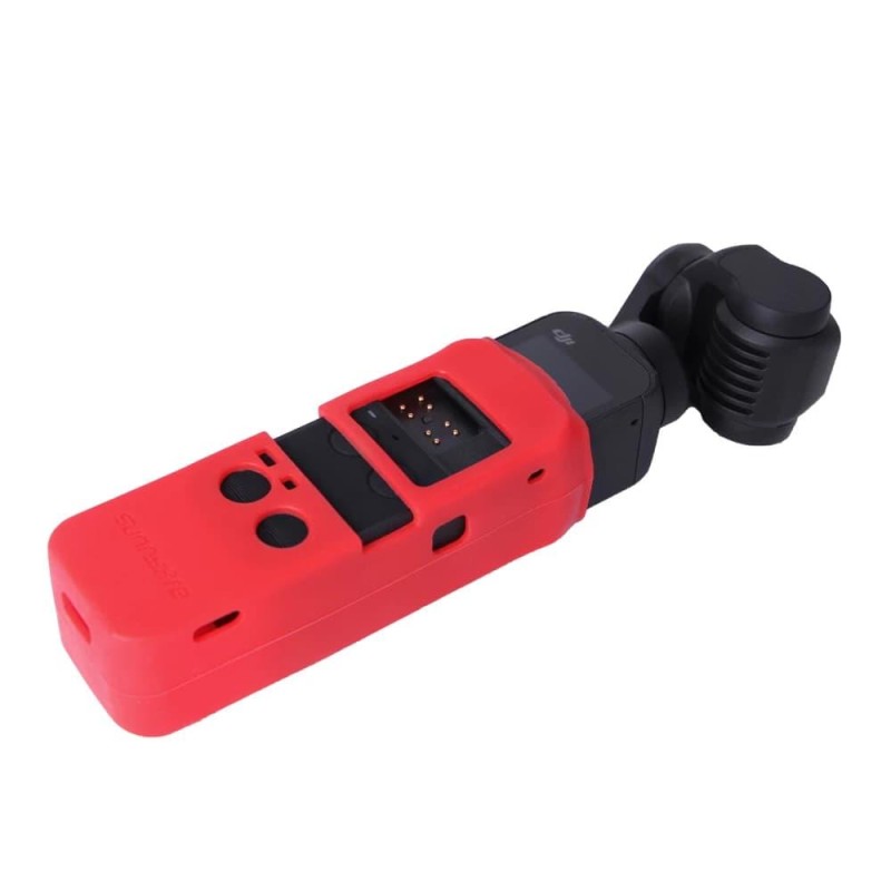 DJI Pocket 2 Gimbal Kamera Kırmızı Silikon Koruma Kabı