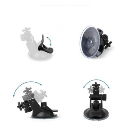 Aksiyon Kameralar İçin Suction Cup Vakumlu Vantuz Bağlantı Aparatı GoPro SJCAM DJI - Thumbnail